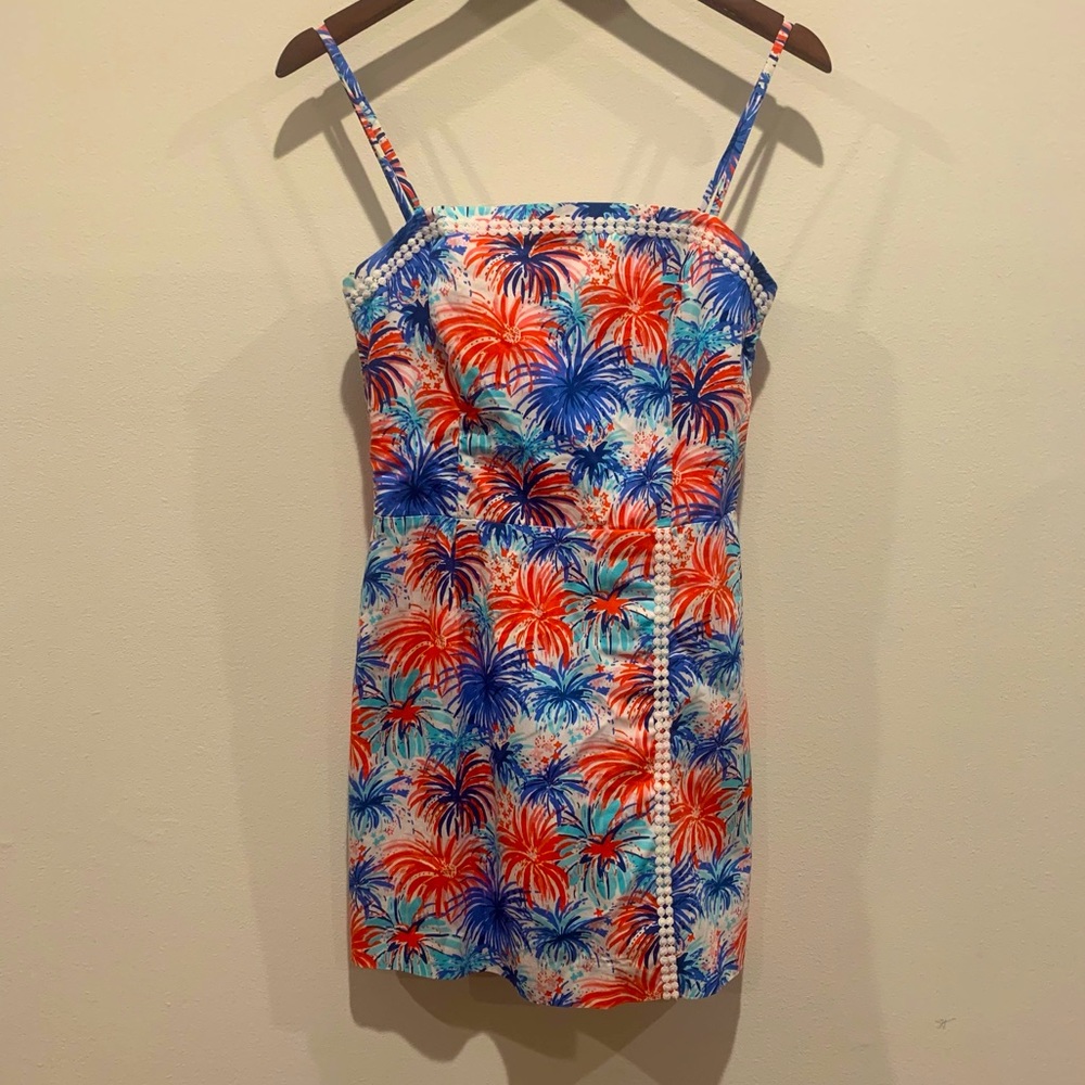 Lilly Pulitzer Fireworks Romper Dress 4